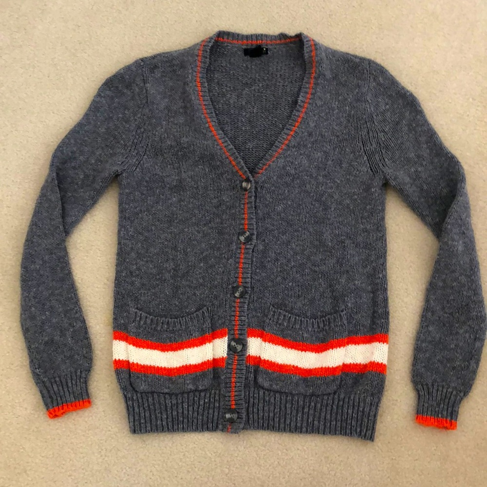 Button-down sweater